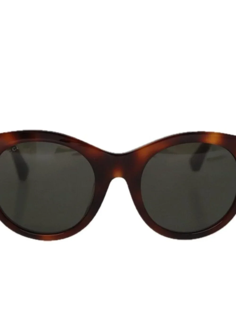 GUCCI Sunglasses plastic Brown Auth am7450